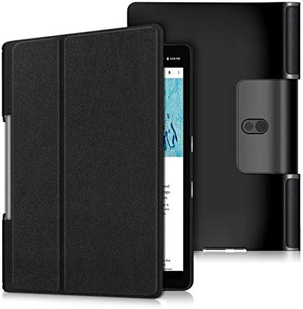 מארז Gylint עבור Lenovo Yoga Smart Tab 10.1, College Controlive Slim Smart Cover Case עבור Lenovo Yoga Smart Tab 10.1 Tablet Black