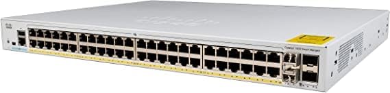 Cisco Catalyst 1000-48FP-4G-L מתג רשת, 48 יציאות Gigabit Ethernet POE+, 740W תקציב POE, 4 1 גרם יציאות UPLINK SFP, מוגבלת משופרת